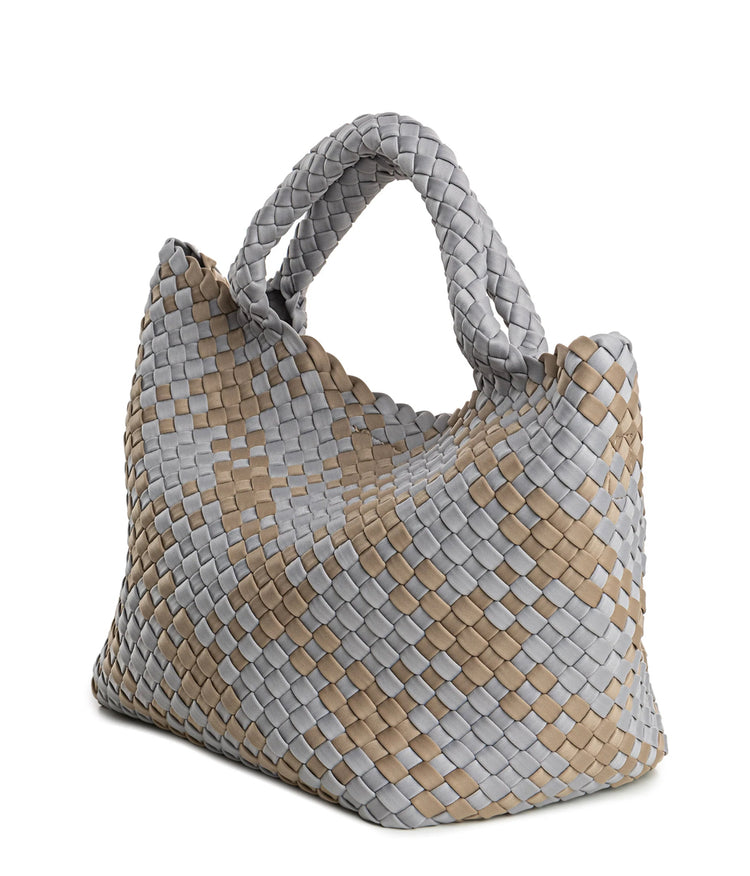 BASIC GOLD-SILVER BRAIDED NEOPRENE BAG