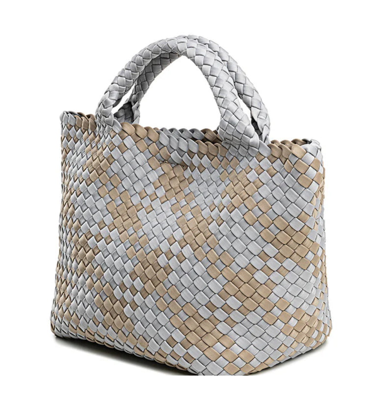 BASIC GOLD-SILVER BRAIDED NEOPRENE BAG