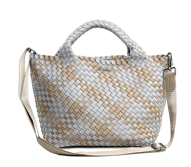 BASIC GOLD-SILVER BRAIDED NEOPRENE BAG