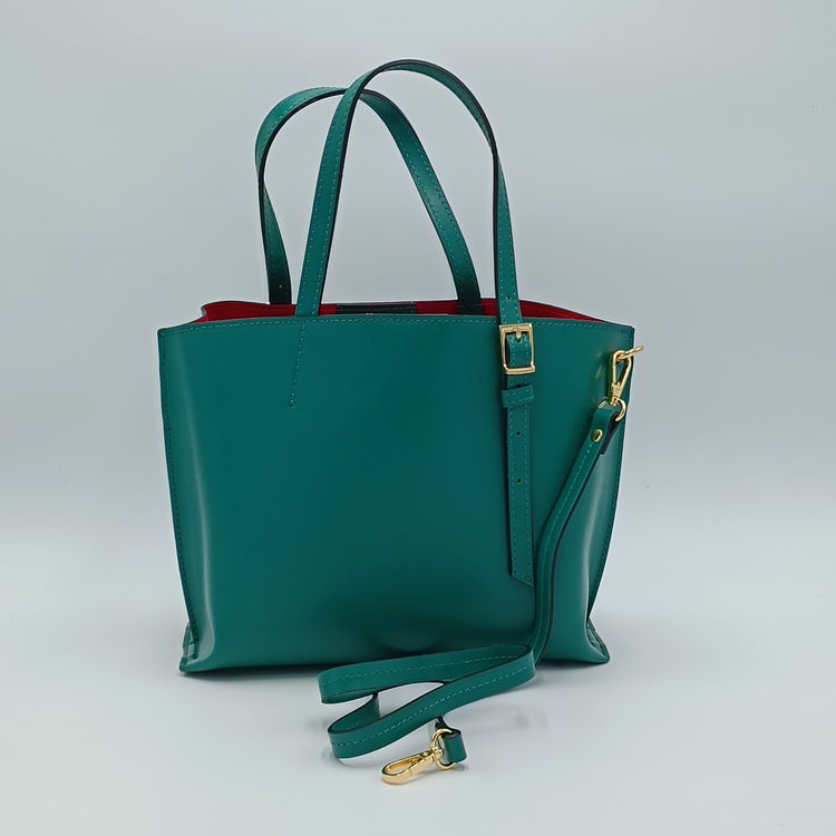 SMALL GREEN SHOPPER