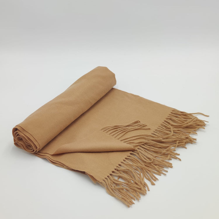 CAMEL BROWN SCARF