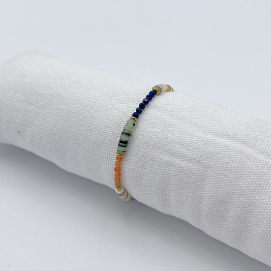BEADED STONE BRACELET