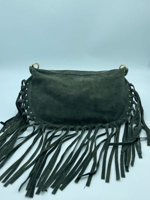 SUEDE BAG WITH FRINGES KAKHI