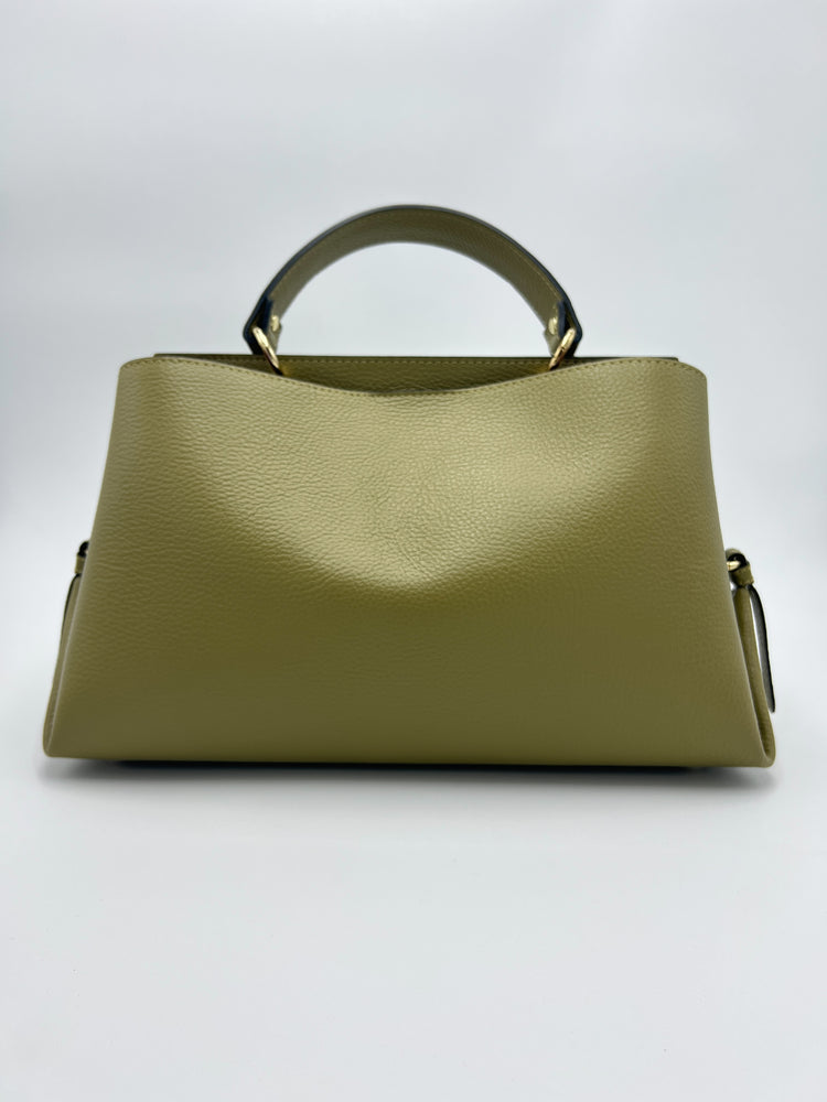 GREEN LEATHER BAG