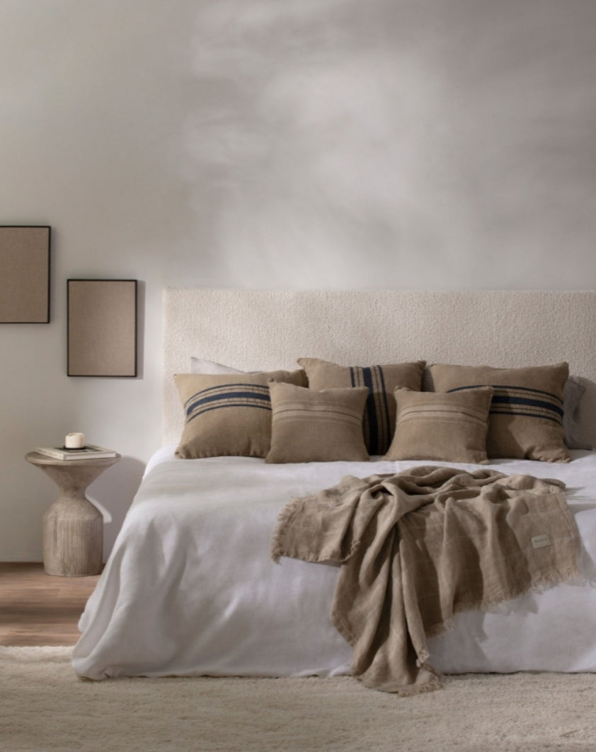 PILLOW CASE Hudson Blue Linen  60x60 cm