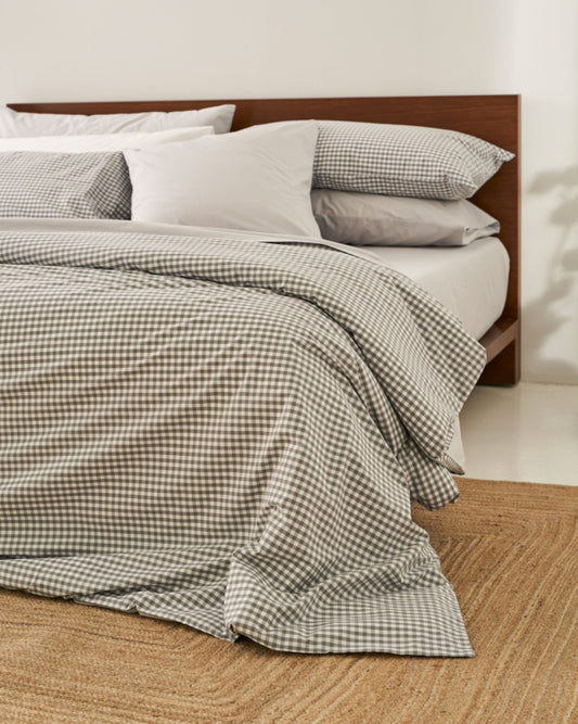 ARAN GREY DUVET COVER