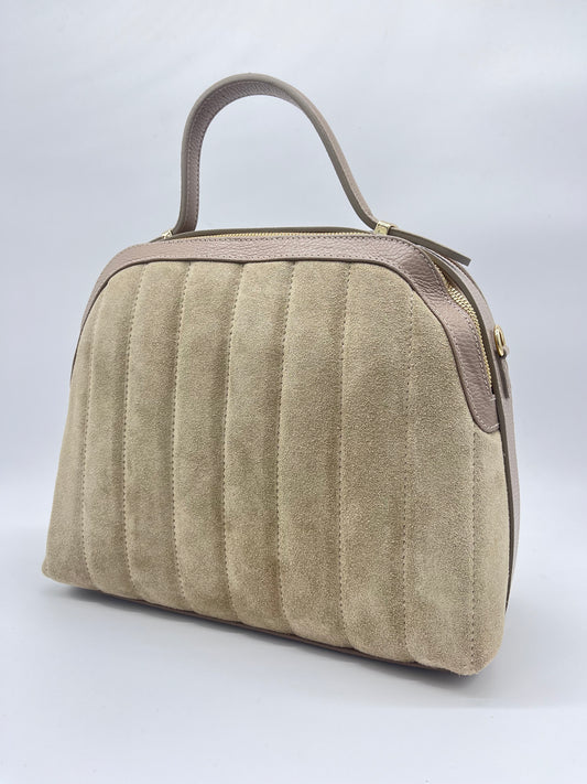 BEIGE BRIEFCASE BAG