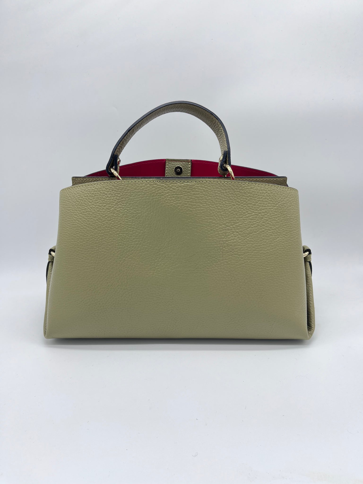 GREEN HANDLE BAG
