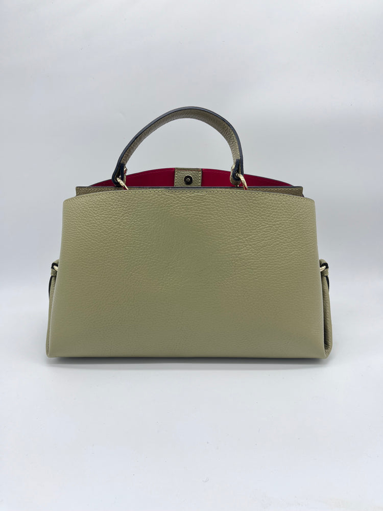 GREEN LEATHER BAG