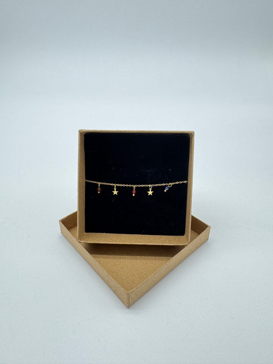 GOLD TINY BRACELET WITH STARS