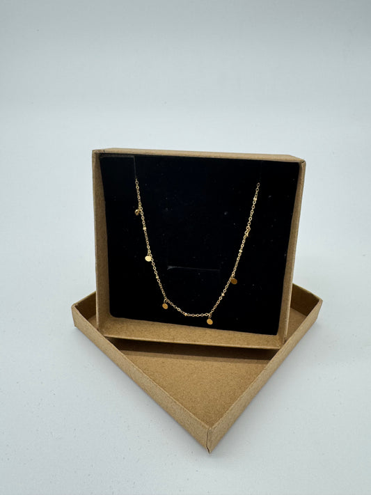 GOLD DOTS NECKLACE