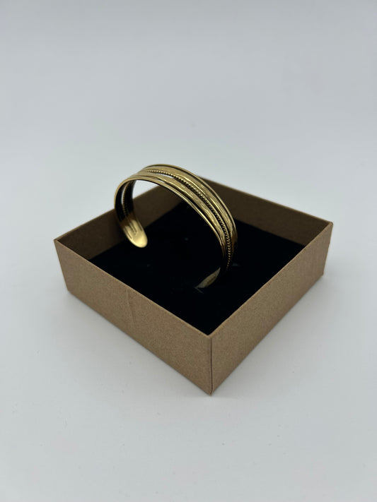 GOLD RIGID BRACELET