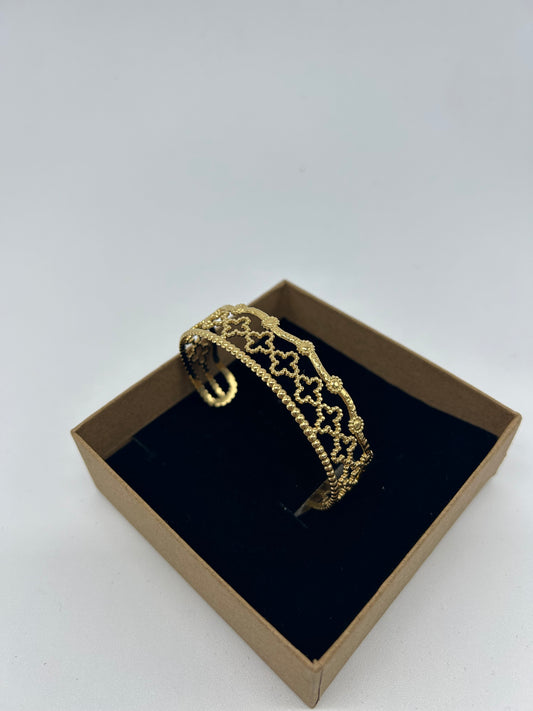 GOLD RIGID BRACELET