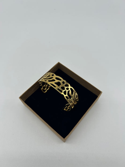 GOLD RIGID BRACELET