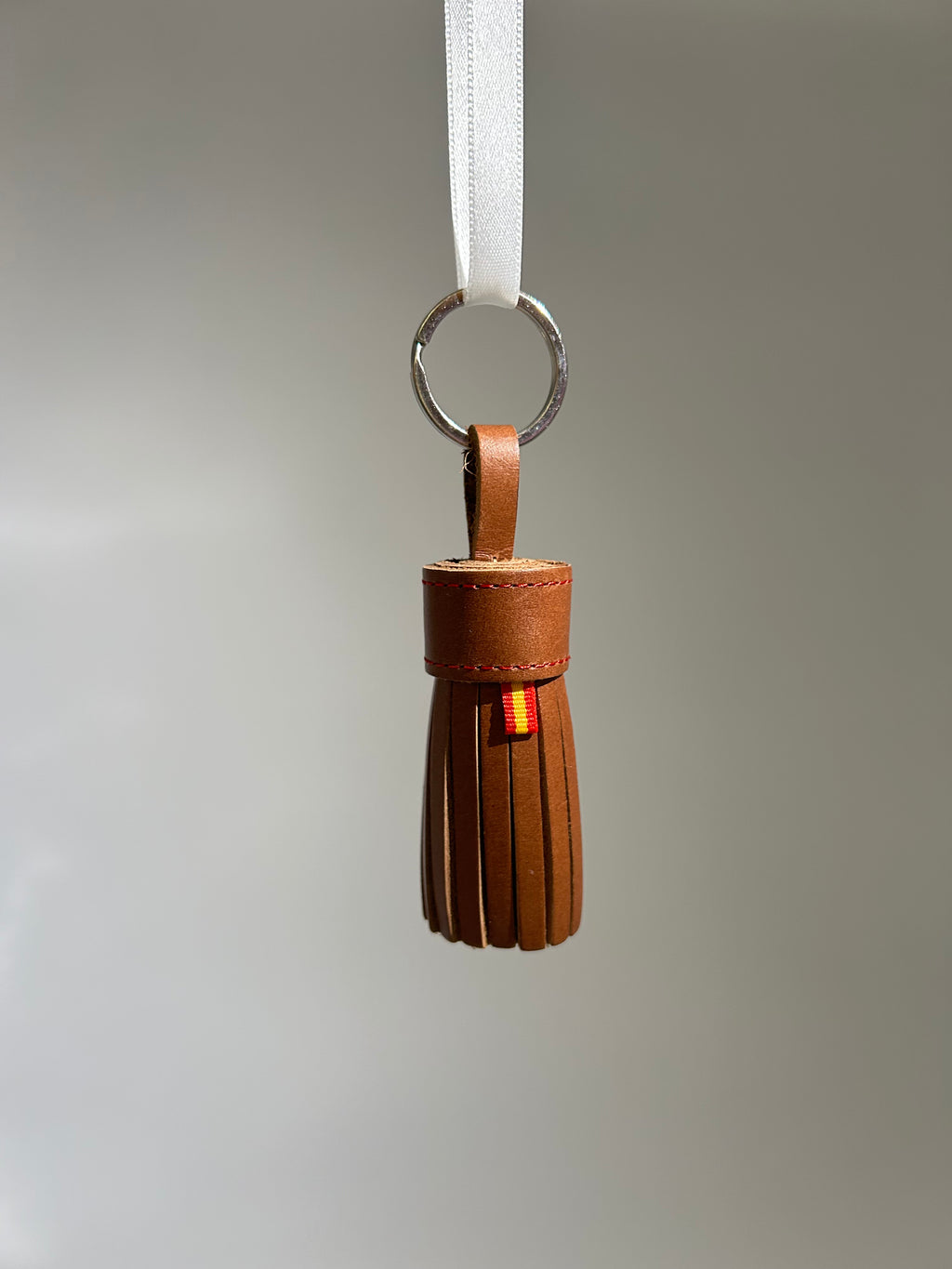 KEYCHAIN LATHER BIG BANG BROWN