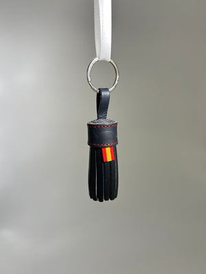 KEYCHAIN LATHER BIG BANG DARK BLUE