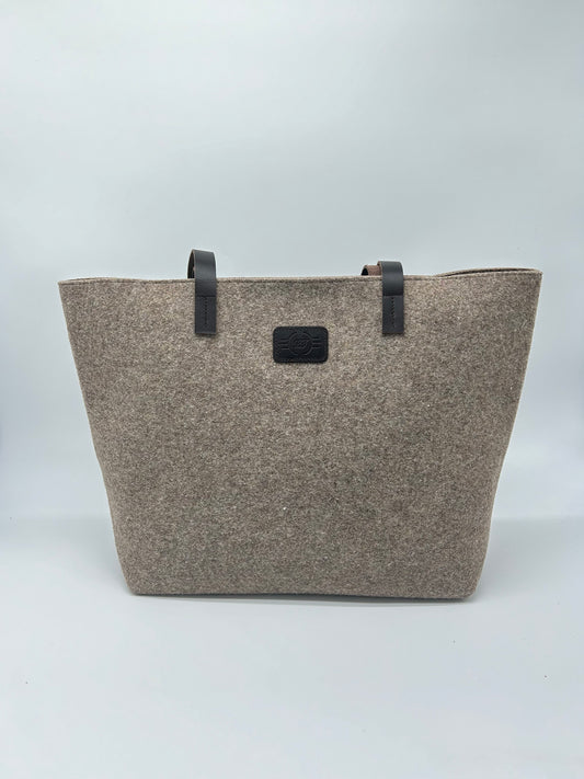 BEIGE FELT BAG