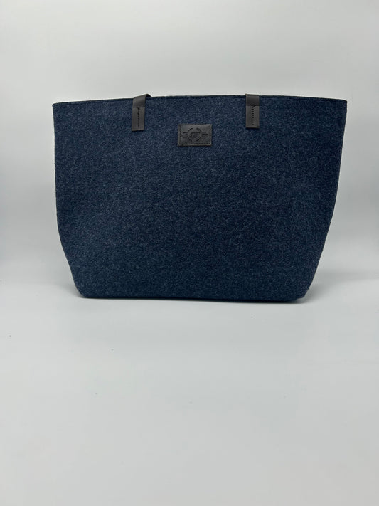 BLUE FELT BAG