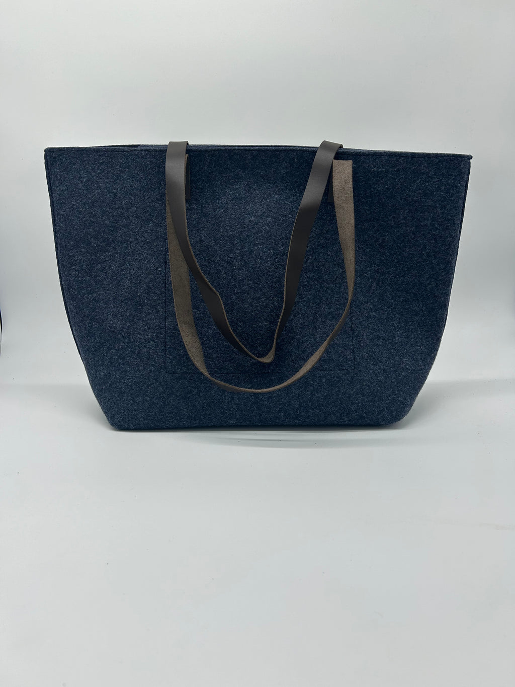 BLUE FELT BAG