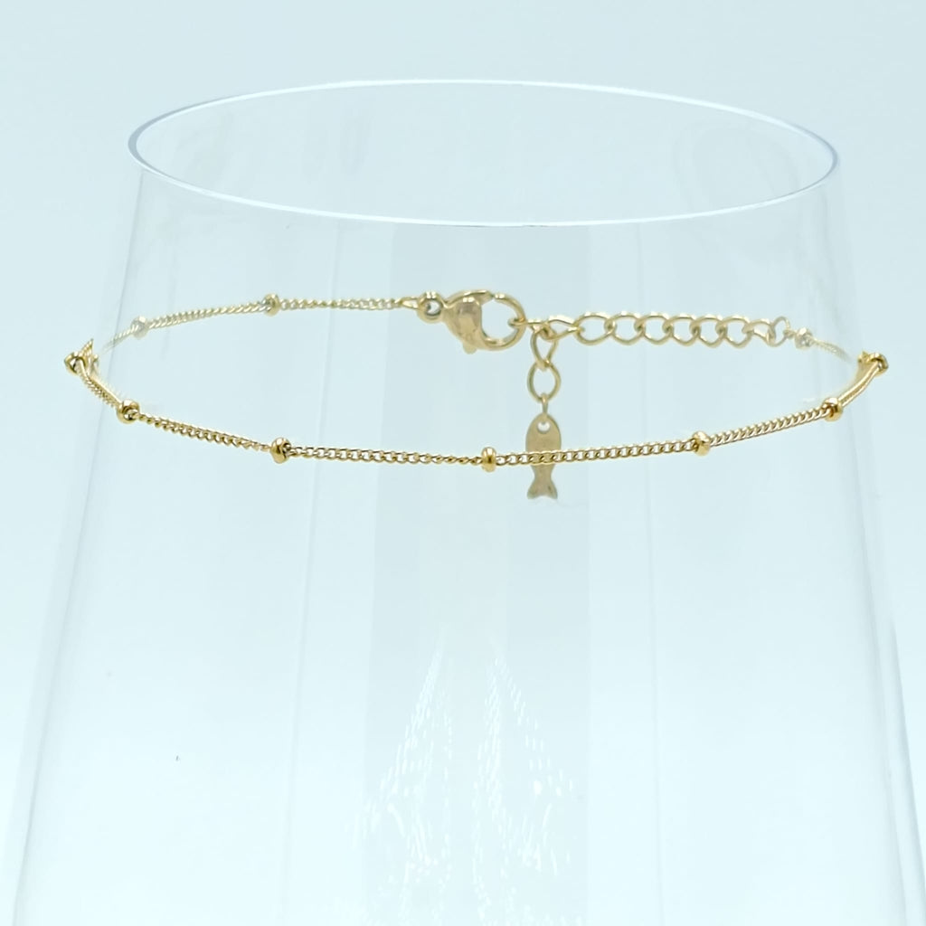 GOLD TINY DOTS BRACELET