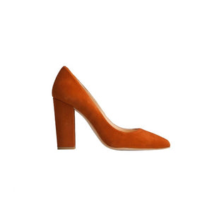 CATALINA STILETTOS BRANDY SUEDE 9CM HEEL