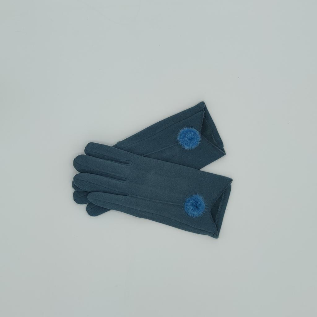 PON PON BLUE GLOVES