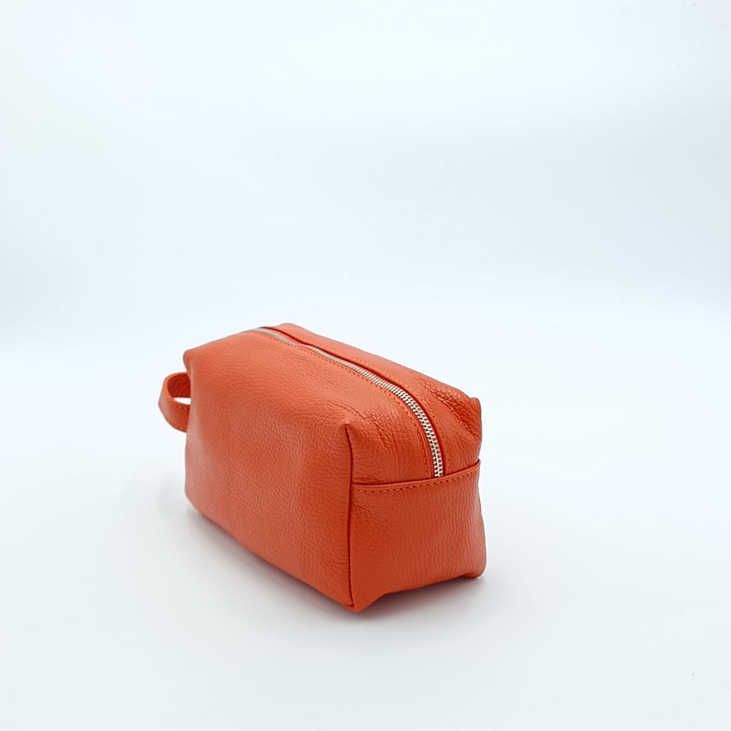 ORANGE MAKEUP BAG
