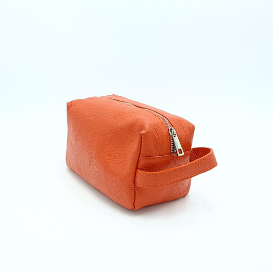 ORANGE MAKEUP BAG